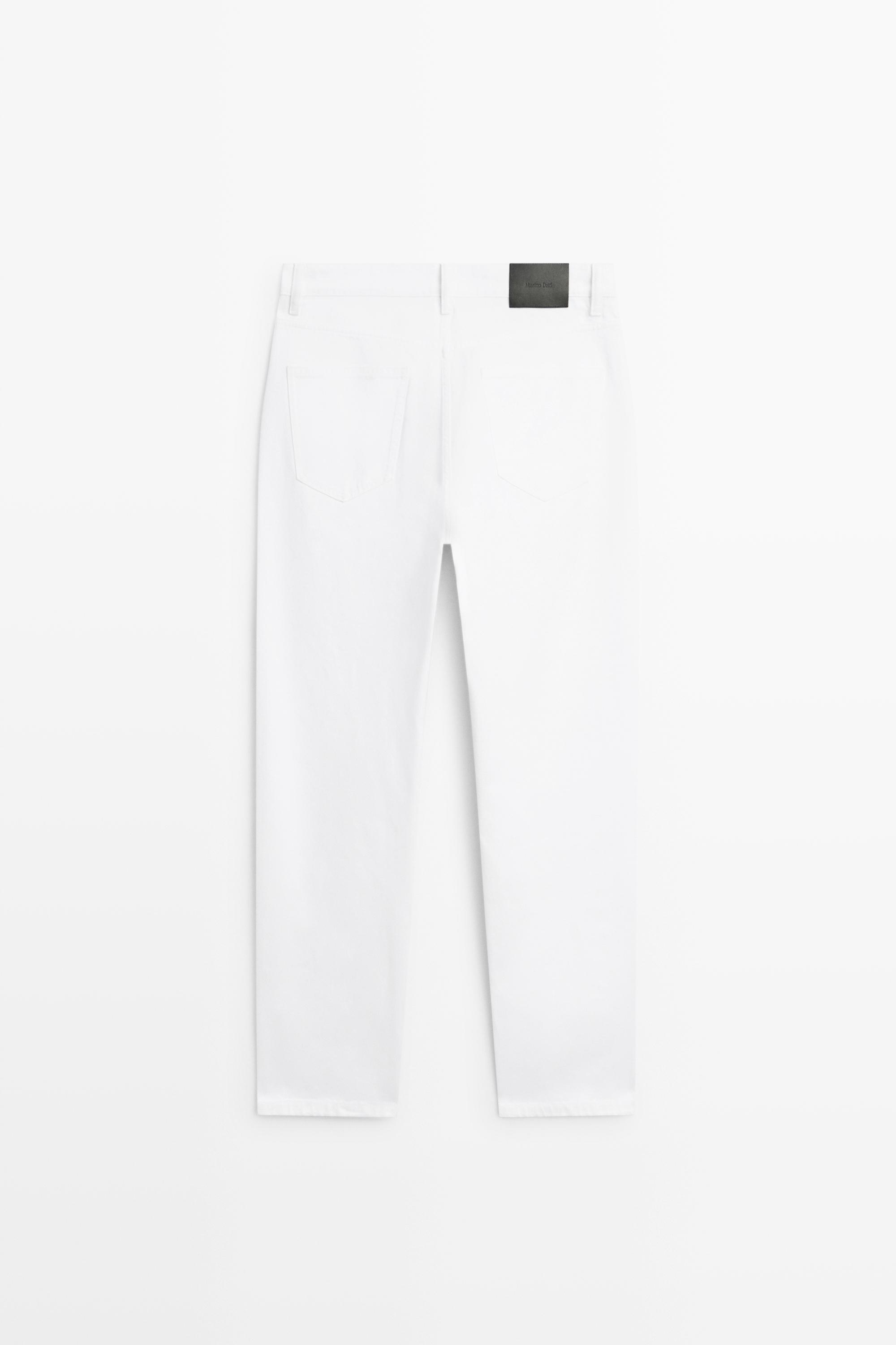 Faux jean straight